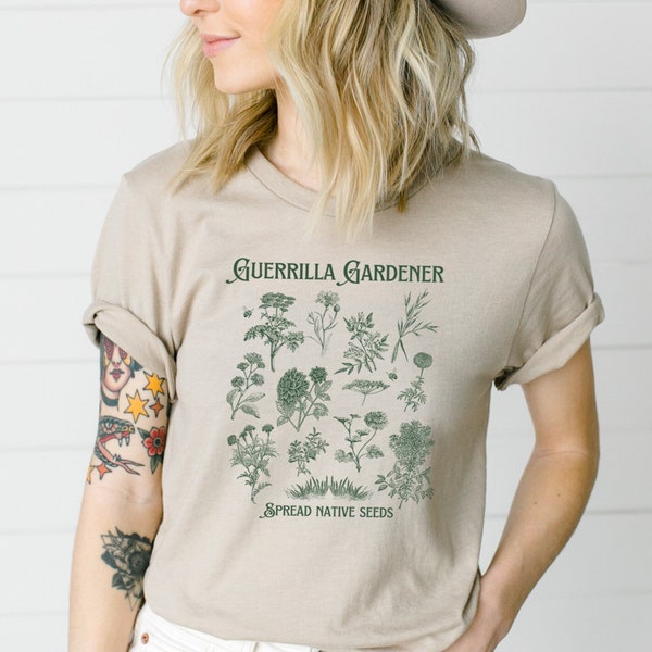 Guerrilla Gardener, Native Plant Species T-Shirt