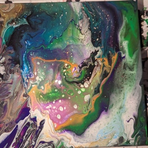 Acrylic Paint Pouring/Fluid Arts