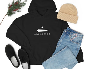 Come and Take It Unisex Hoodie Sweatshirt | Long Sleeve Sweater | Minimalist | Texas/Texan | BJJ Brands | Gift for Him/Her