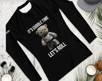 Men's BJJ Rash Guard: Cuddle Time Jiu-Jitsu Long Sleeve