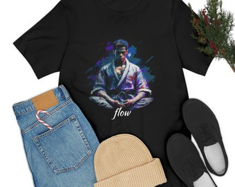 Flow Unisex BJJ T-Shirt | Jiu-Jitsu Shirt | MMA Gear | Grappling | Jiujitsu Tee | BJJ Brands | Brazilian Jiu Jitsu Gifts | Gift for Him/Her