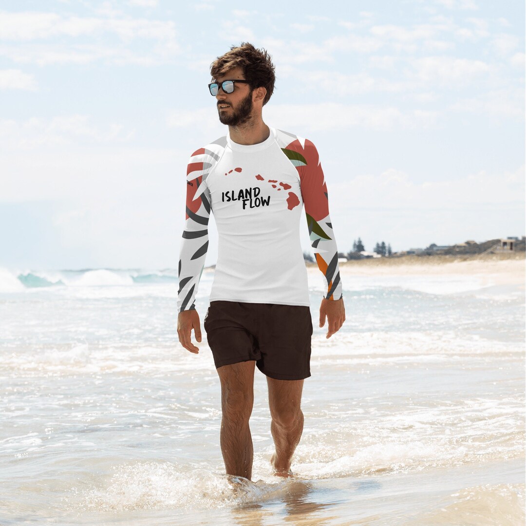 Island Flow Men’s Long Sleeve Rash Guard | BJJ MMA Grappling - Etsy