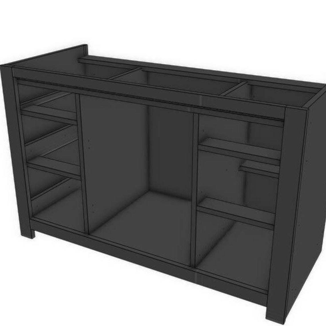 DIY Bathroom Vanity 48 CNC FILES Etsy