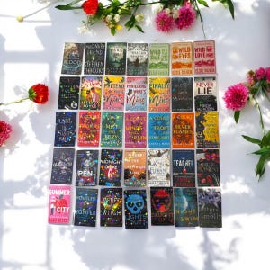 Holographic Book Cover Stickers | Custom or Random Packs | Bookish Sticker Set for Readers