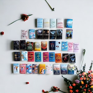 Book Cover Stickers | Romance, Fantasy, Sci-Fi | Pre-Cut Bookish Stickers for Readers & Journals