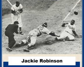 Jackie Robinson - steals home
