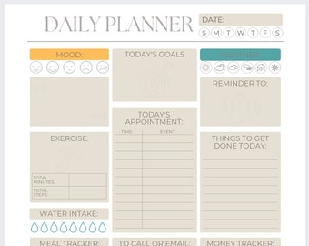 Daily Mood & Weather Planner