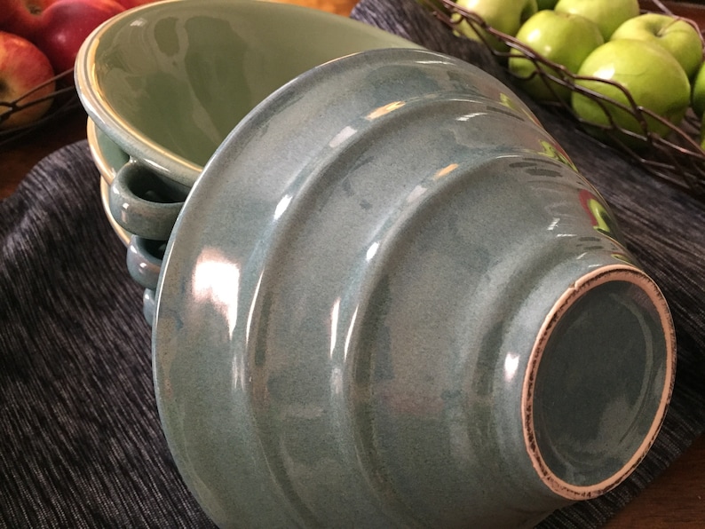 Sage Green Ceramic Bowls Etsy