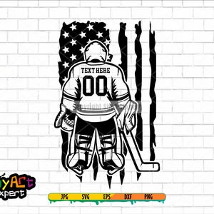Hockey Torhüter Spieler SVG, personalisierter Name svg, Hockey svg, Hockey Silhouette, Clipart, Png schnitt die Datei, dxf