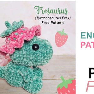 Dinosaur Crochet Pattern, Amigurumi Dinosaur Pattern,  Crochet Pattern Beginner Friendly Amigurumi ,Instant Download PDF, gift for him