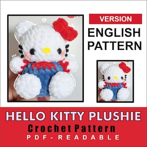Amigurumi Crochet Patterns, Amigurumi Crochet Patterns, Kitty Plushie, Amigurumi Pattern, PDF PATTERN, DIY tutorial,Crochet Plushie Pattern
