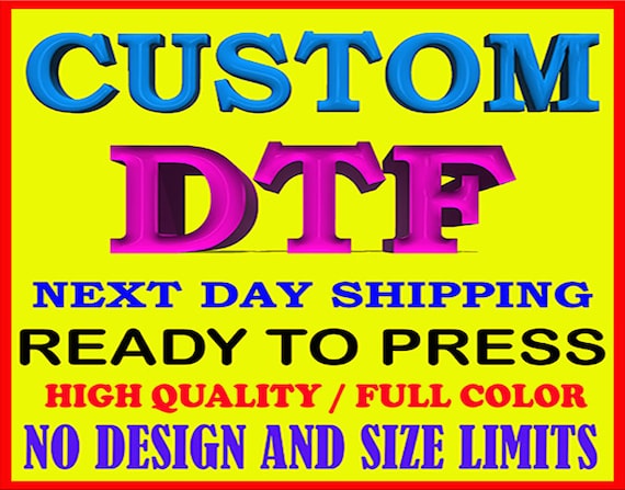 Custom Dtf Print, Custom Dtf Transfer, Gang Sheet, Digital Prints, Full Color, Custom Heat Transfer, Dtf Sublimation, Shirt Transfer, DTF