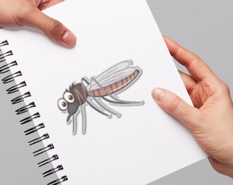 Cute Mosquito Stickers - Cute Insect Illustrations | Cute Insect Decals - Waterproof and Heat Resistant | Adorable Bug Decals | Fun Bugs