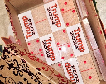 Trump 2024 Domino Set: Collectible History Game