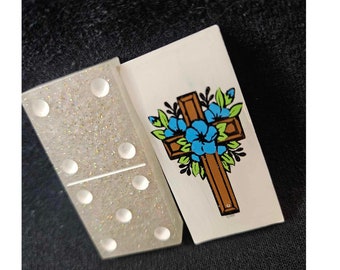 Christian Games Domino Set - 28 Pieces - With Wood Box