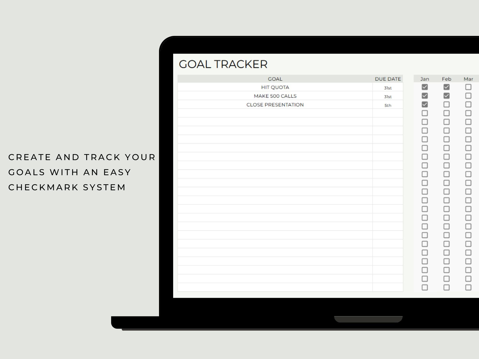 Commission & Quota Tracker Spreadsheet | Sales Commission Tracker ...