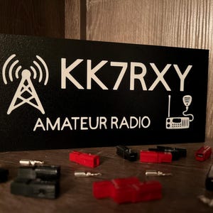 Amateur Radio Callsign Light Box: 3D Printed Ham Shack Decor