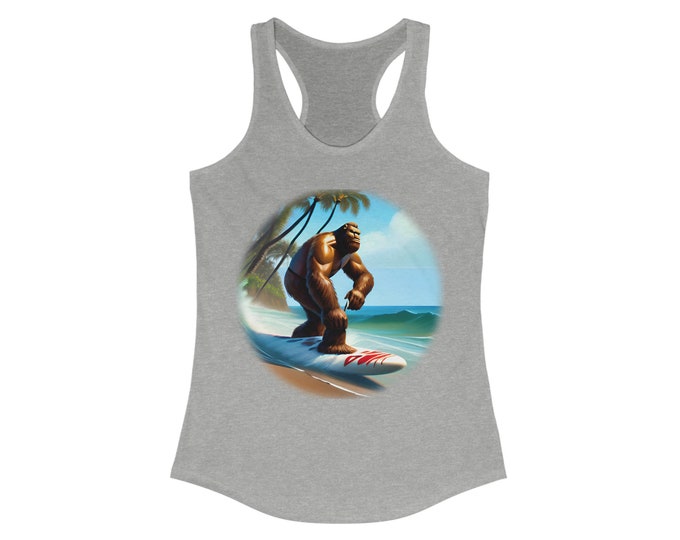 Hawaiian Sasquatch Surf Rider Series Women's Ideal Racerback Tank