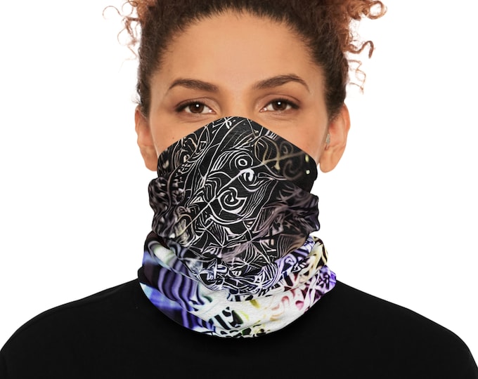 Alien Glyph  Clean Breathing Tube Scarf