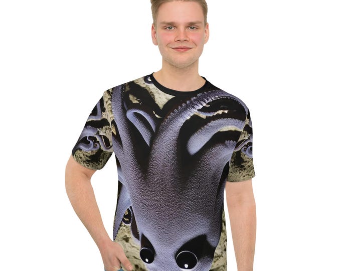 Get Kraken! Tentacle T-shirt, 3D Sublimation Print, Cephalopod Demi God Tee, Shinto Symbol Shirt