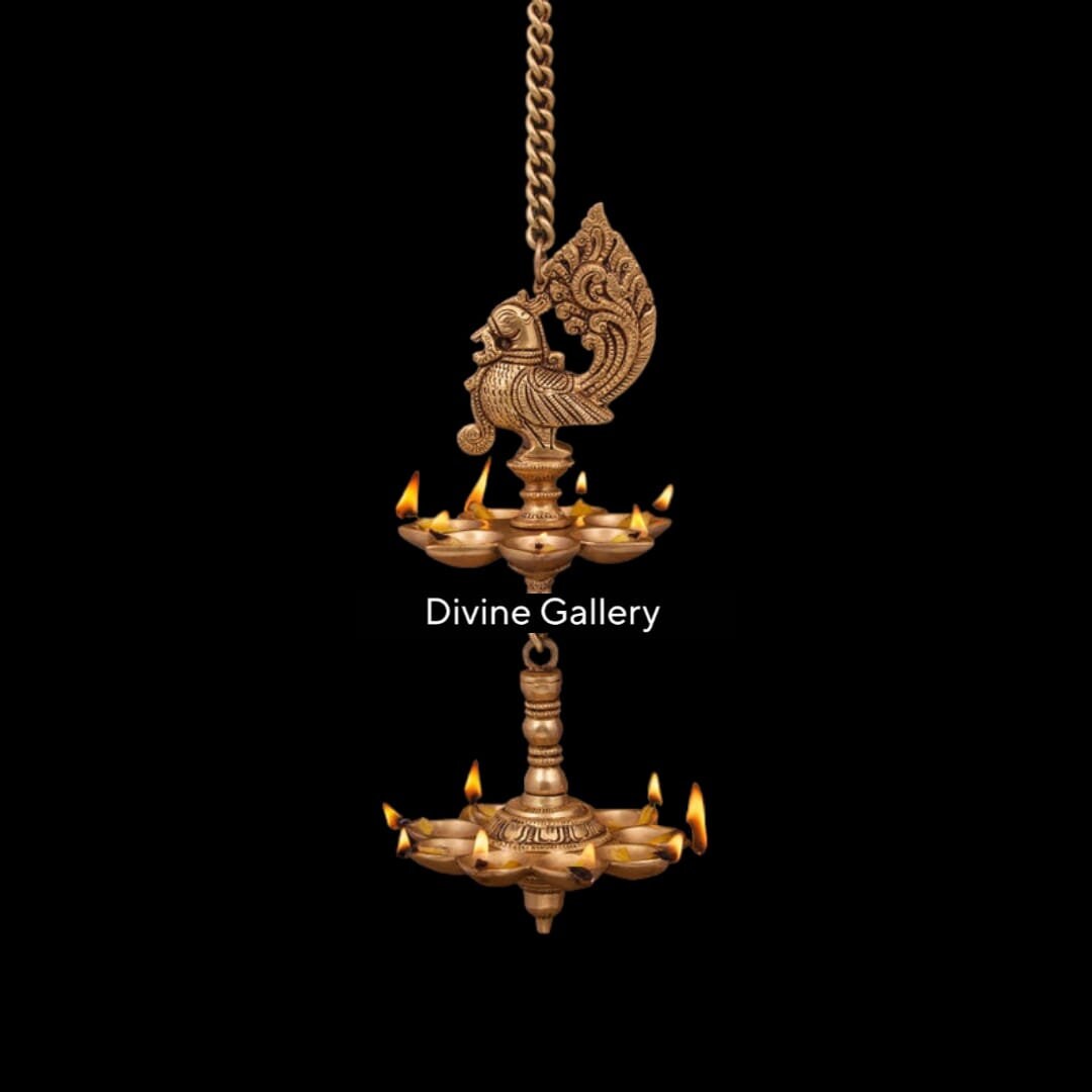Brass Hanging Diya With Chain, 72 Cm Long Annam Bird Design Traditional  Indian Brass Hanging Oil Lamp, Decorative Hanging Brass Diya. - Etsy