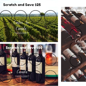 Wine Scratch and Save Bundles l Scratch off Saving Challenge