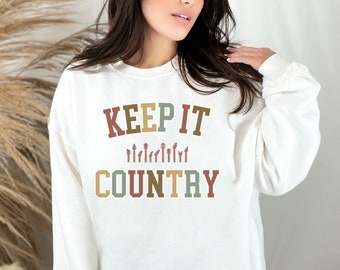 Country Girl Sweatshirt, Cowgirl Shirt, Country Sweatshirt, Western Sweatshirt, Country Concert, Gifts for her, Vintage Sweatshirt, Cowboy