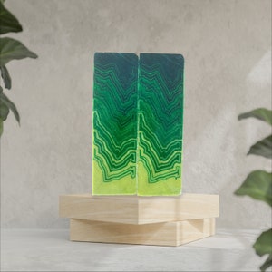 Handcrafted Micarta Knife Handle Scales: Canvas Mikarta, Knife Making Supplies