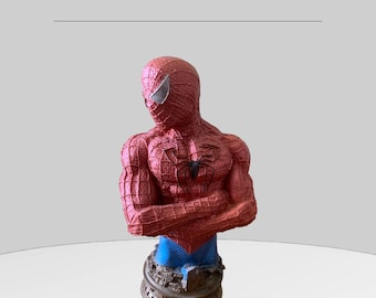 Hand-Painted Spider-Man Figurine: Polyester Home Decor Accent