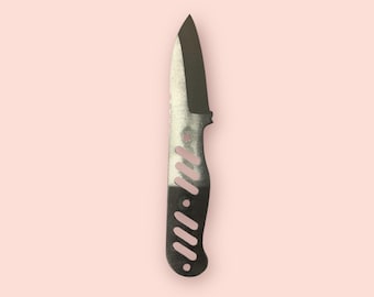 4116 Stainless Steel Knife Blank: Handmade Hunting/Bushcraft Blade