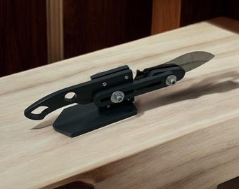 Source for making knives:  Taper Jig for Metal Grinding and Sharpening(carbide)