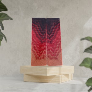 Handcrafted Micarta Knife Handle Scales: Canvas Mikarta, Knife Making Supplies