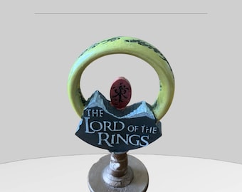 Hand-Painted 'Lord of the Rings' Polyester Decor: Home & Garden Accent