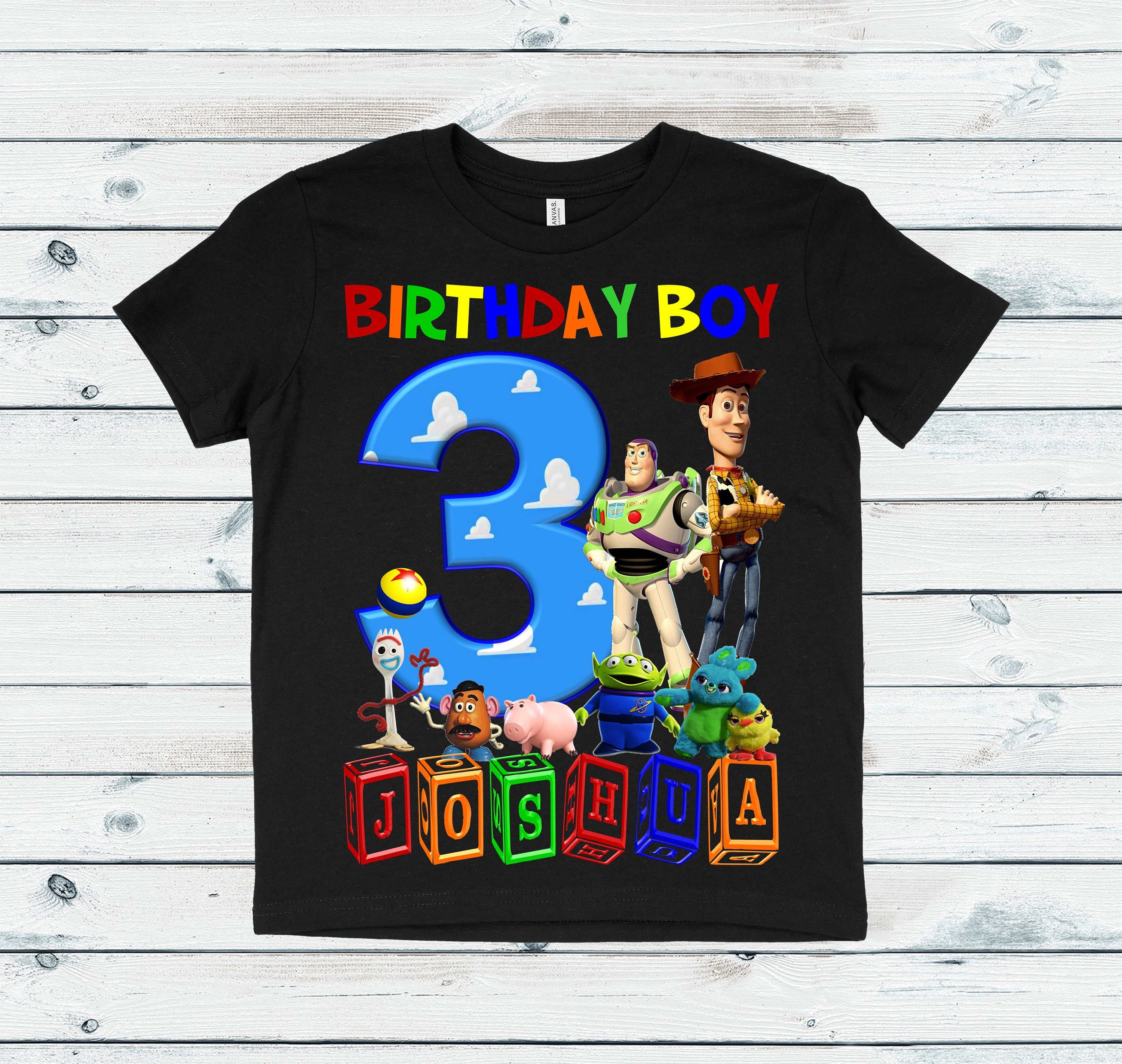Toy story hotsell 4 birthday shirts
