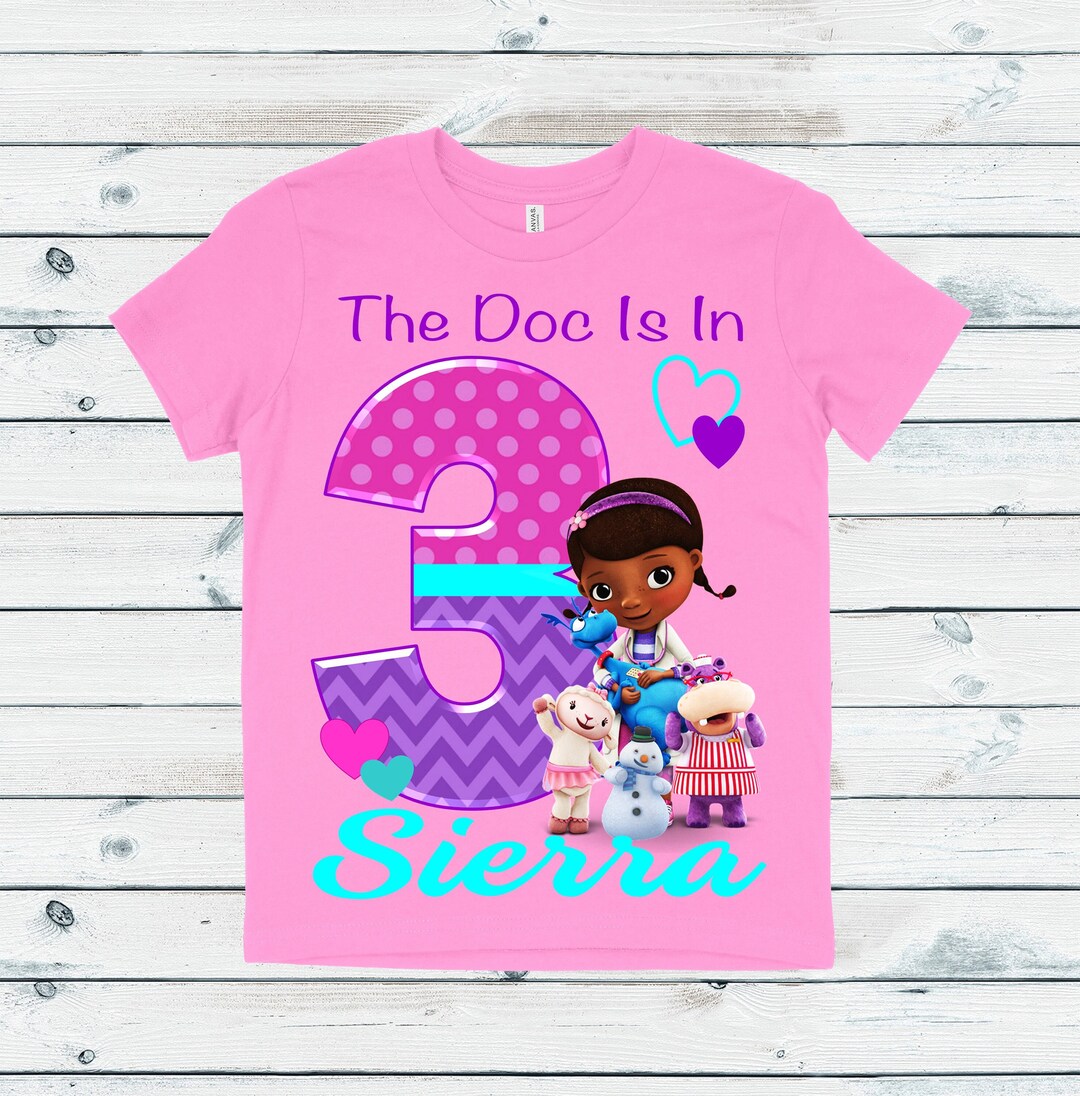 Doc Mcstuffins Birthday Shirt With Matching Family Shirts Available Doc ...