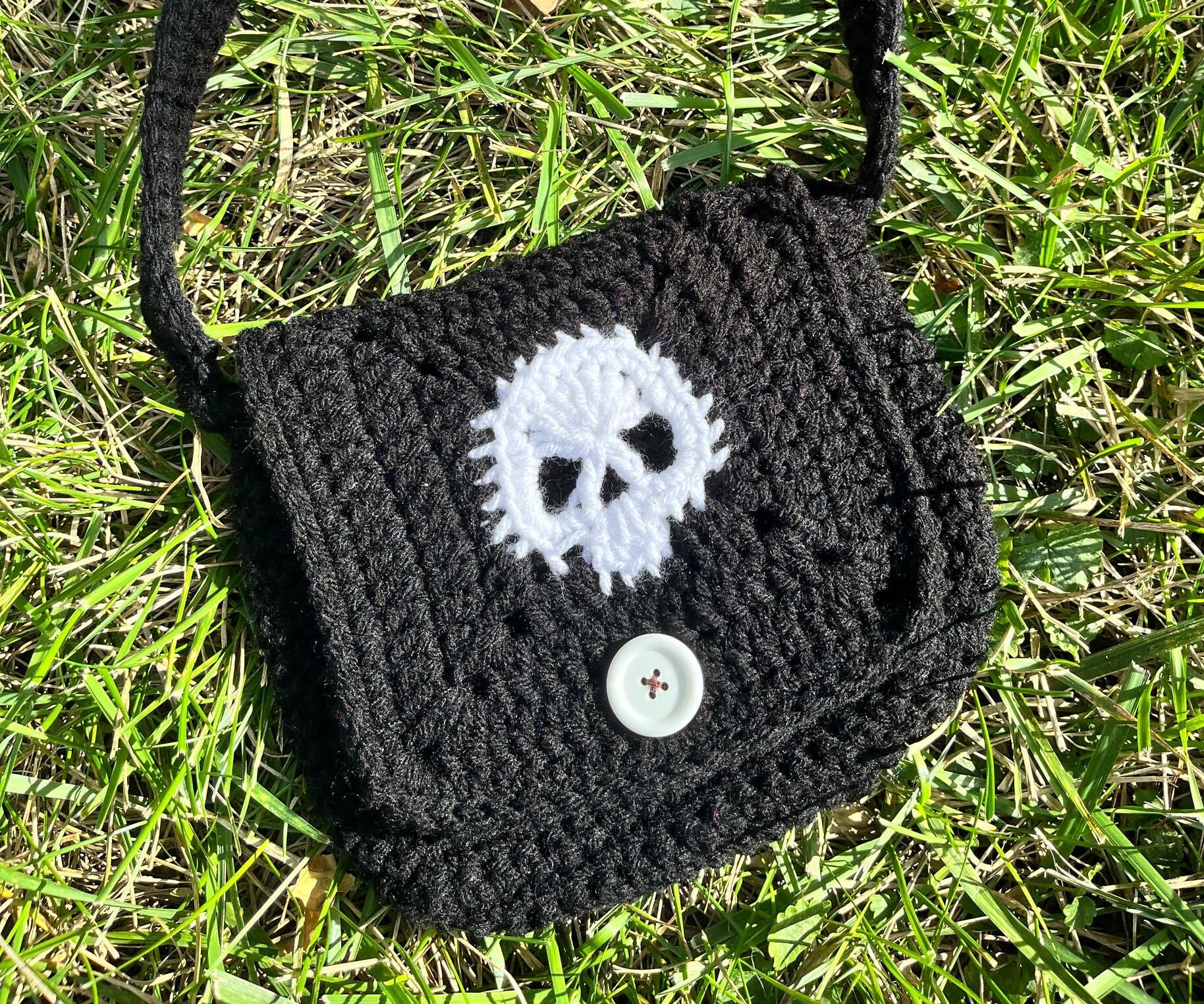 Crochet Granny Square Messenger Bag PATTERN Etsy