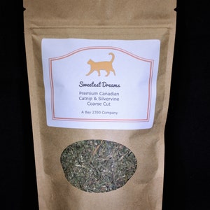 Catnip with Silver vine - coarse cut Canadian cat nip mixed with powdered matatabi fruit gall