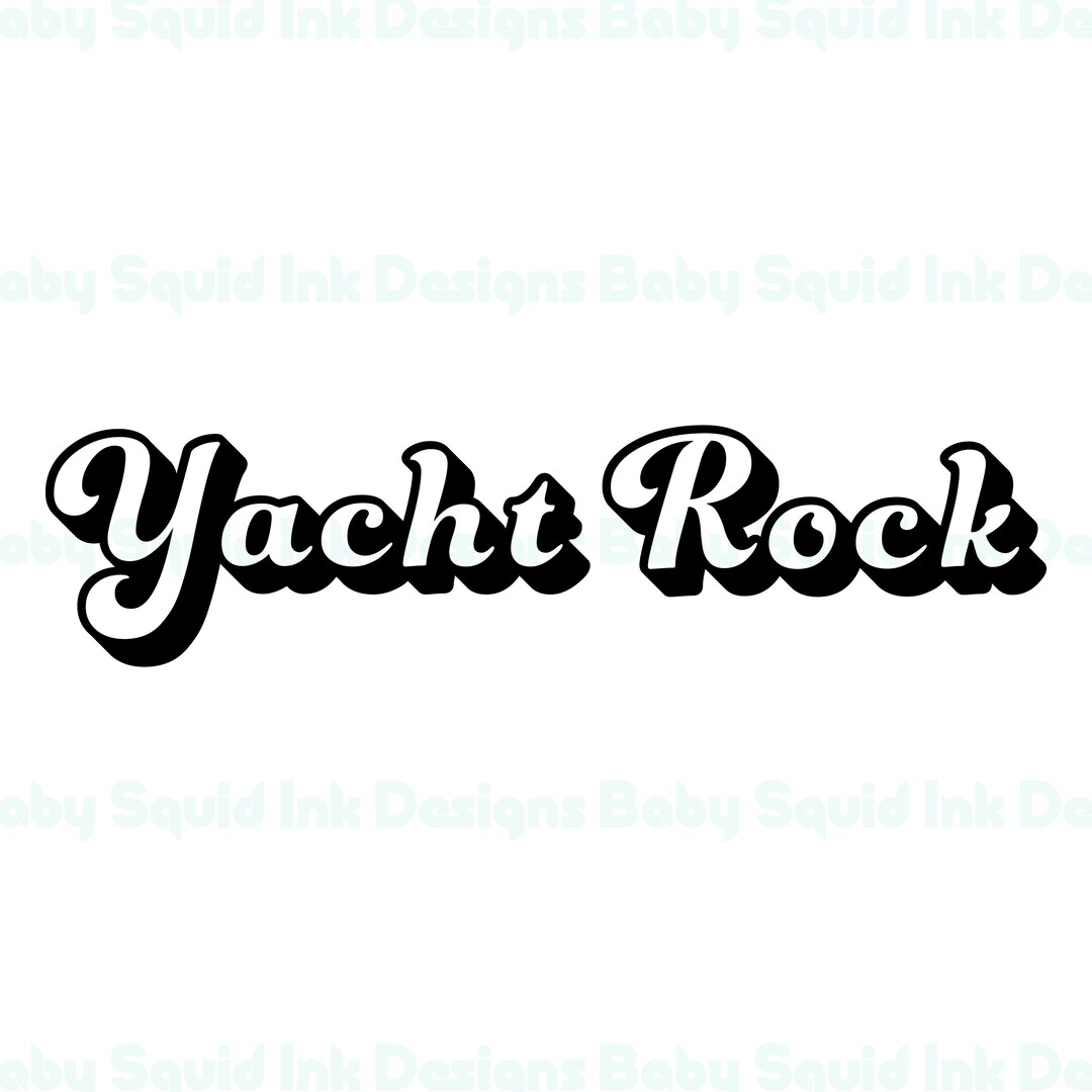 Yacht Rock Retro Font SVG File Etsy