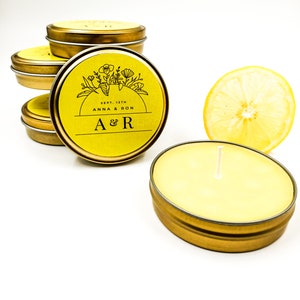 Lemon Bulk Candles - Etsy Canada