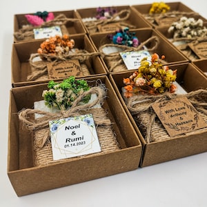 50 mini bomboniere per sapone, bomboniere per ospiti in grandi quantità, regali personalizzati, bomboniere per addio al nubilato, bomboniere per feste di matrimonio, sapone fatto a mano