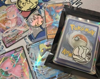 Ultra Rare Pokemon Card Packs With GUARANTEED Ultra Rare Card! 30 Real Pokemon  Cards Total! Custom Packs Buy More Get More -read- - Etsy