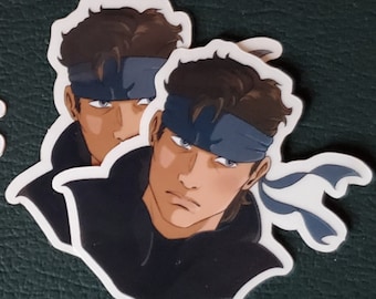 Solid Snake - Autocollant und Vinyl - Metallzahnrad massiv