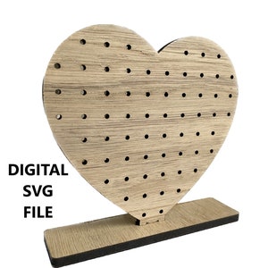 Laser Cut Files Earring Holder - Earring Display - Earring Organizer - Jewelry Earring Stand Organizer Holder - SVG