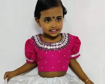 Pattu Pavadai Blouse - Etsy UK Pattu Pavadai Blouse - Etsy UK