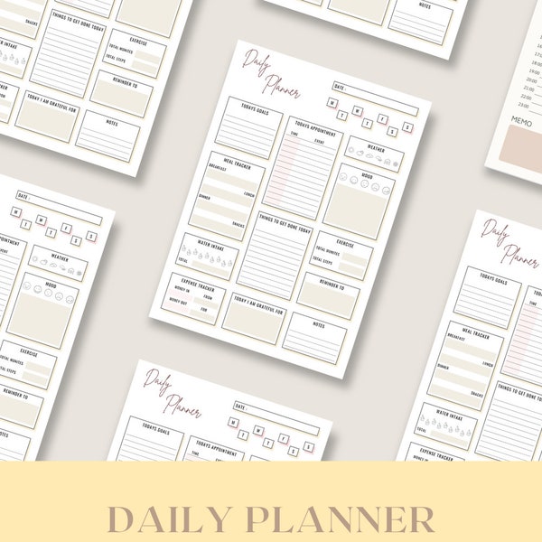 Printable Planner - Etsy