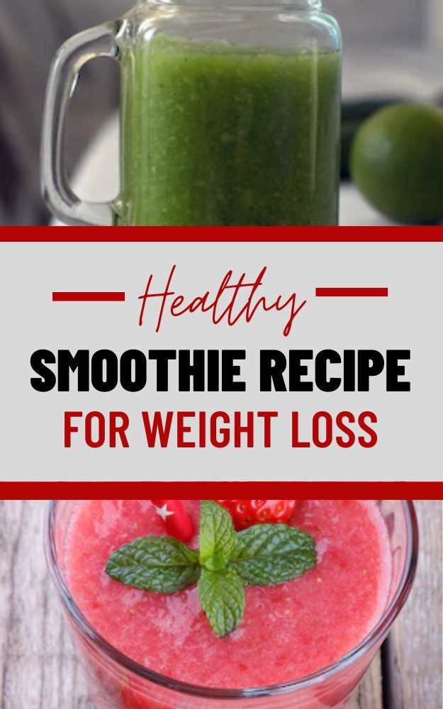 Healthy smoothie recipe for weight loss