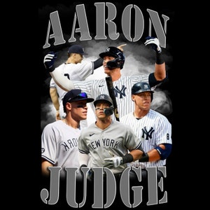 Homage Aaron Judge New York Yankees Caricature Tri-Blend T-Shirt - Charcoal Size: Small