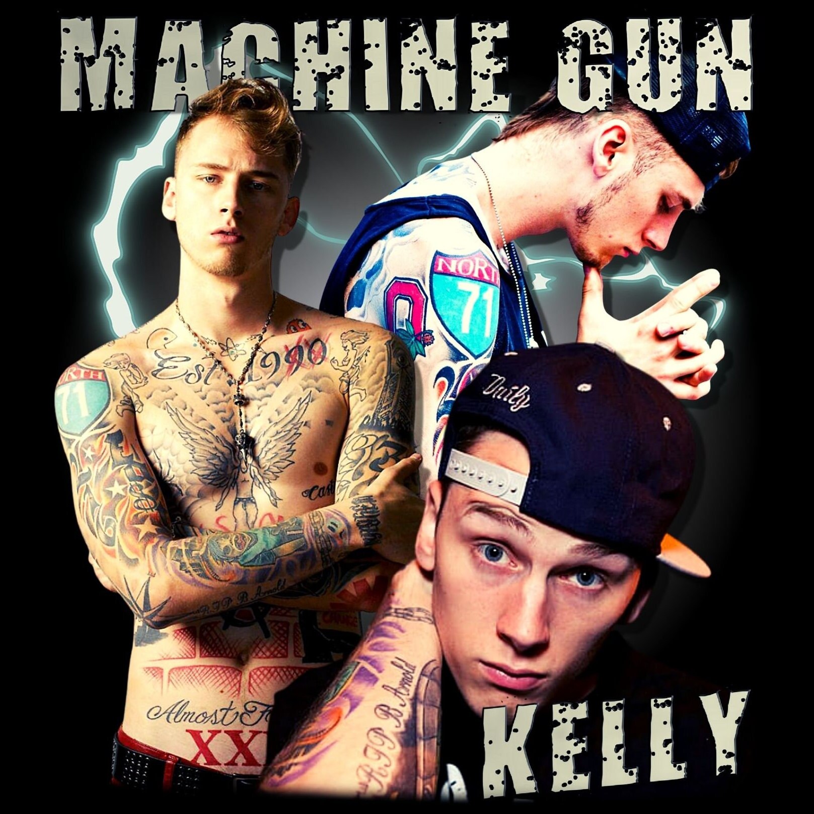Machine Gun Kelly Lace Up Tattoo