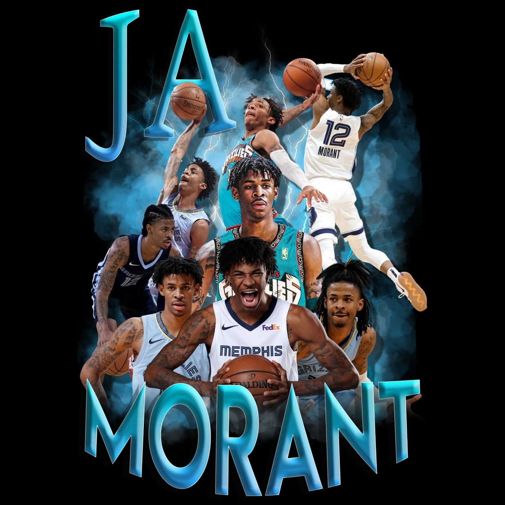 Ja Morant Wallpaper | iPad Case & Skin