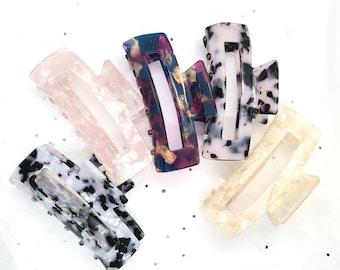 Griffe à cheveux | à cheveux | Griffe à cheveux en acétate | Accessoires cheveux | Cadeaux | Cadeaux pour elle